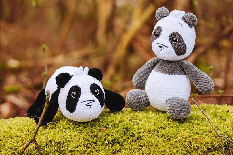 Paul der Pandabär Häkelanleitung