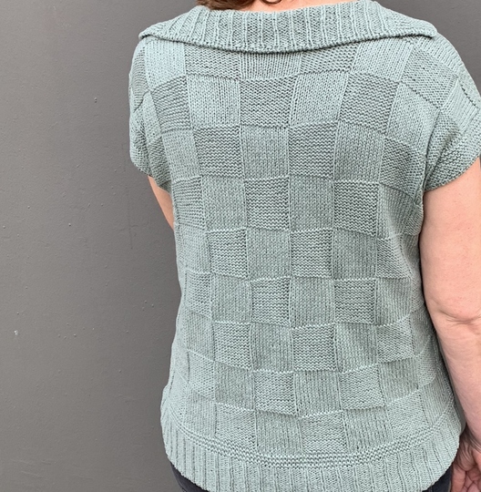 Strickanleitung Pullover Karo Damenpullover stricken