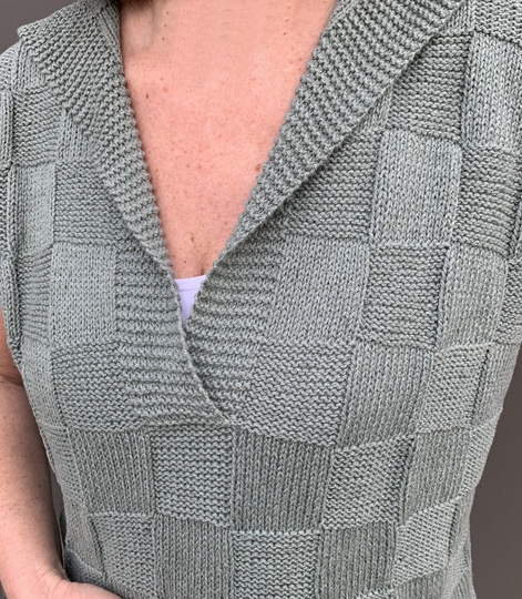 Strickanleitung Pullover Karo Damenpullover stricken