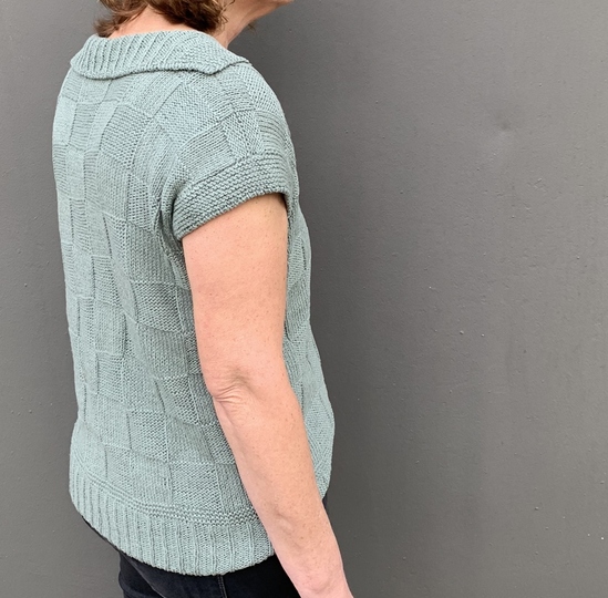 Strickanleitung Pullover Karo Damenpullover stricken