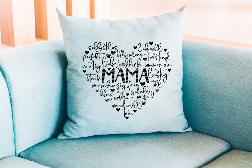 Herz Muttertag Plotterdatei SVG DXF