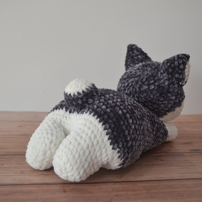 crochet husky puppy - Little Archer