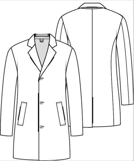 Schlichter Mantel - Schnittmuster & Nähanleitung - burda style