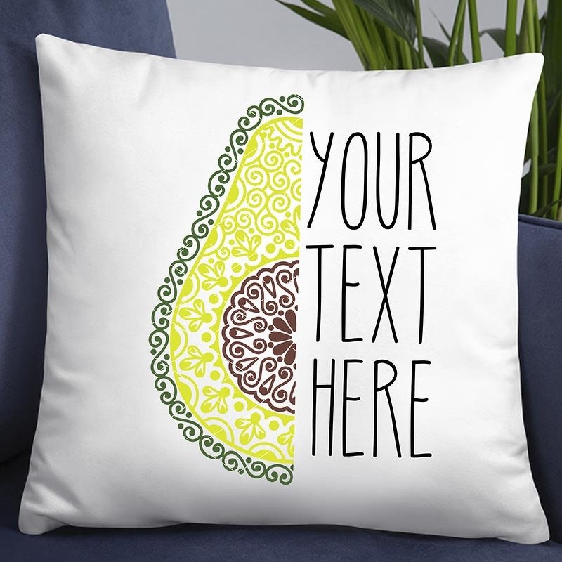 Half avicado Mandala clipart. Tropical fruit for crafts. Monogram design - Image 6