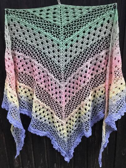 Häkelanleitung - Tuch "Qirdonna"