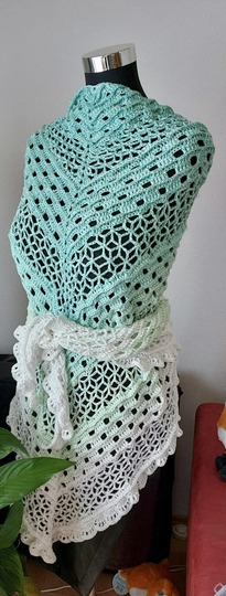 Häkelanleitung - Tuch "Qirdonna"