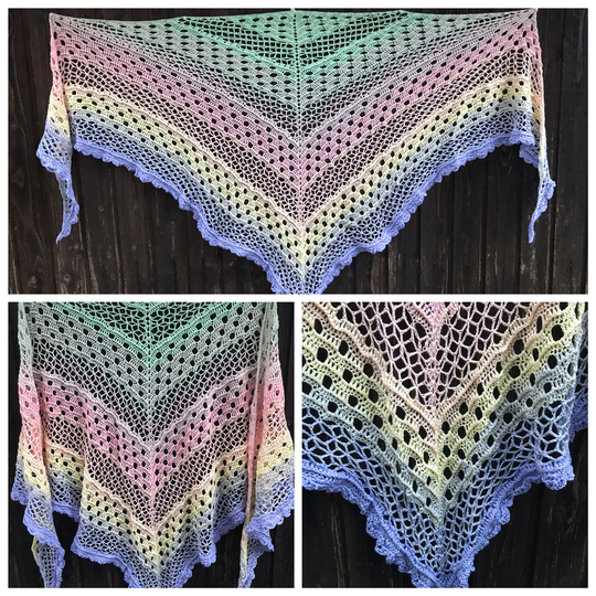 Häkelanleitung - Tuch "Qirdonna"