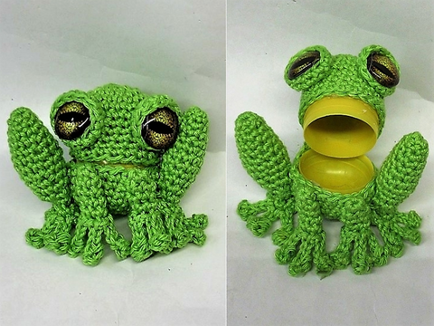 Häkelanleitung Ü-Ei-Kröte