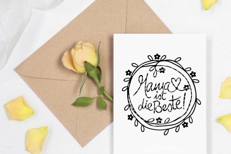 Mama ist die Beste Plotterdatei SVG DXF