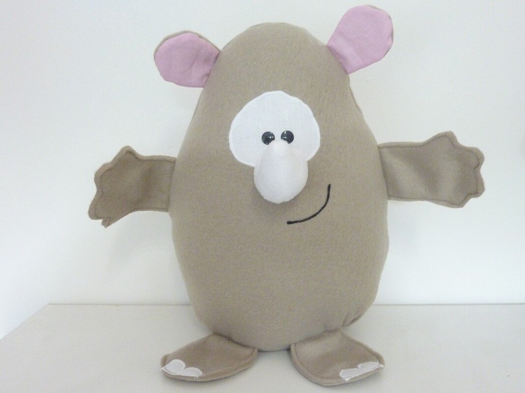 Nähanleitung - Kuschelmonster "Nosy"