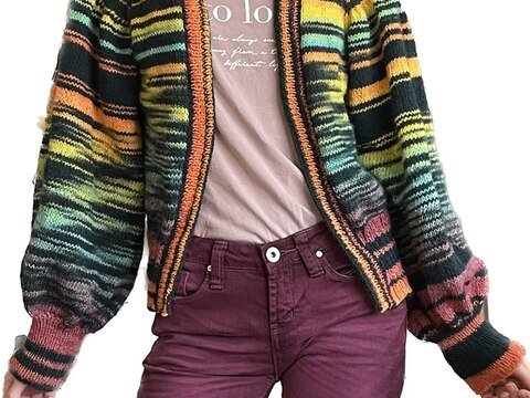 Strickanleitung Strickjacke "Bumper"