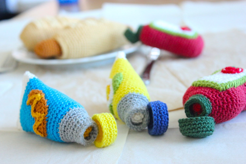 Häkelanleitung "Hot Dog Set"