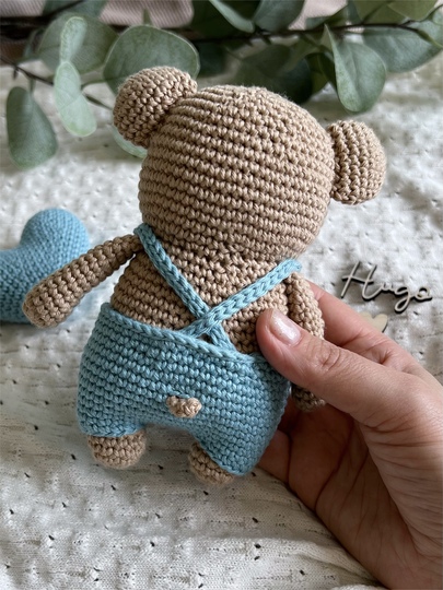 Häkelanleitung Herzbär Hugo