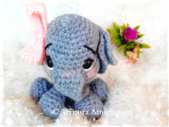Kuscheliger Elefant Häkelanleitung frei