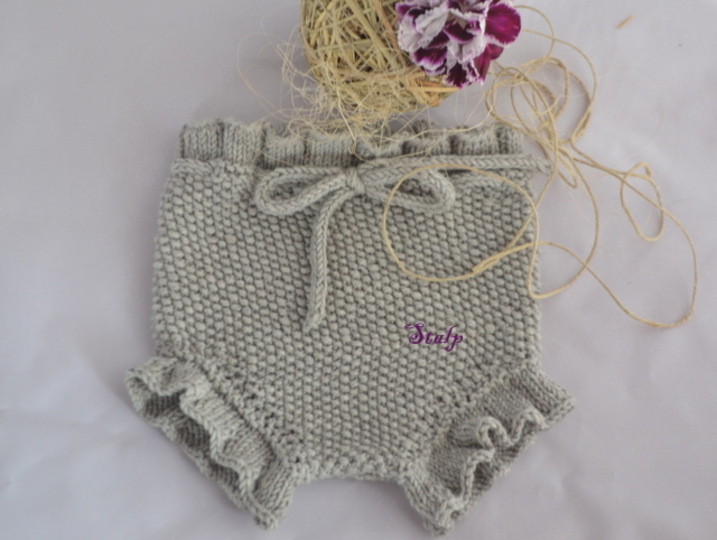 BABY HÖSCHEN “Dolce” mit Rüsche * 3 Größen (0 - 6 Monate)