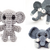 Elephants PDF Crochet Pattern Bundle
