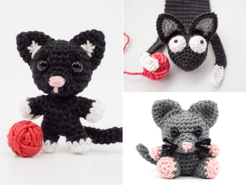 Katzen PDF Häkelanleitung Sparset