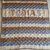 Knitting pattern baby blanket with name, size 70x75 cm. with gradient wool