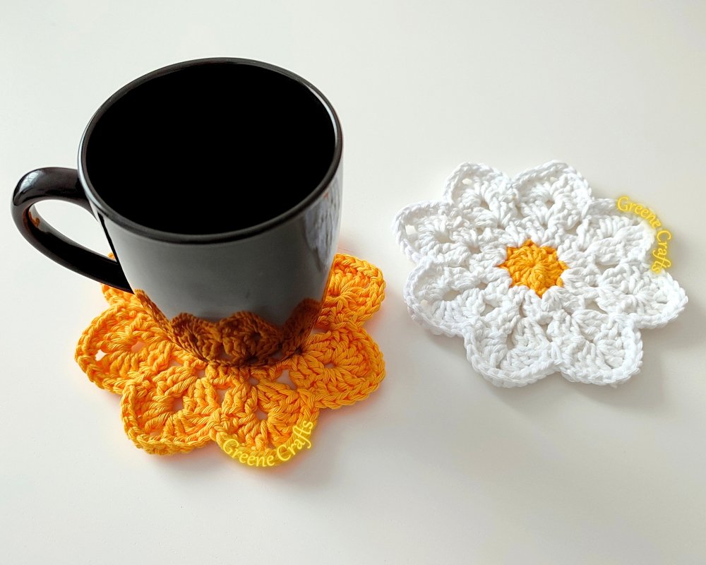 Daisy Coasters for Mother's Day - Beginner Crochet Pattern - Image 7