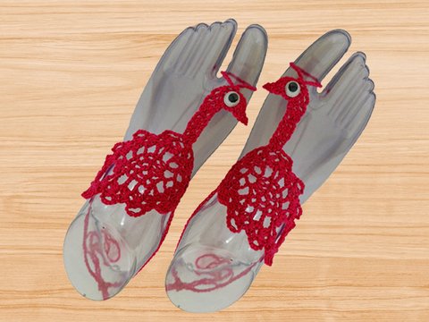 Häkelanleitung für Barfußsandalen