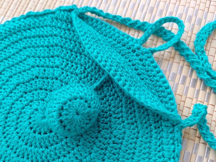 Kleine Tasche, Umhängetasche "Sweet Love", Geschenk, häkeln