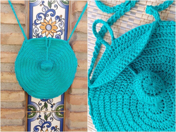 Kleine Tasche, Umhängetasche "Sweet Love", Geschenk, häkeln