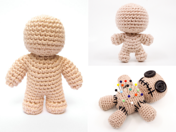 Amigurumi basic doll body 10 inc crochet pattern PDF