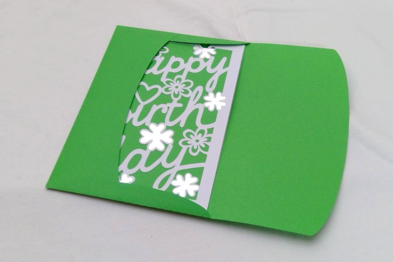 Birthday Karte B6 Plotterdatei SVG DXF