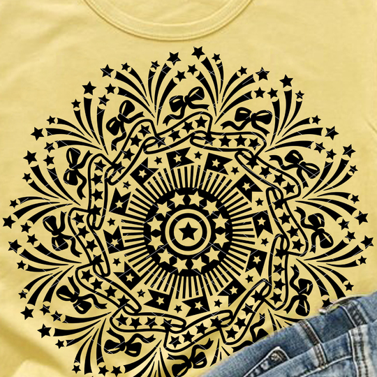 Independence day decor. Mandala cut file svg png. American flag Wall art