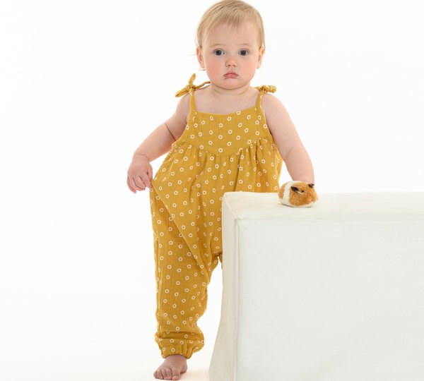 Nele Baby & Toddler Jumpsuit Sewing Pattern PDF | Romper 0m–4y