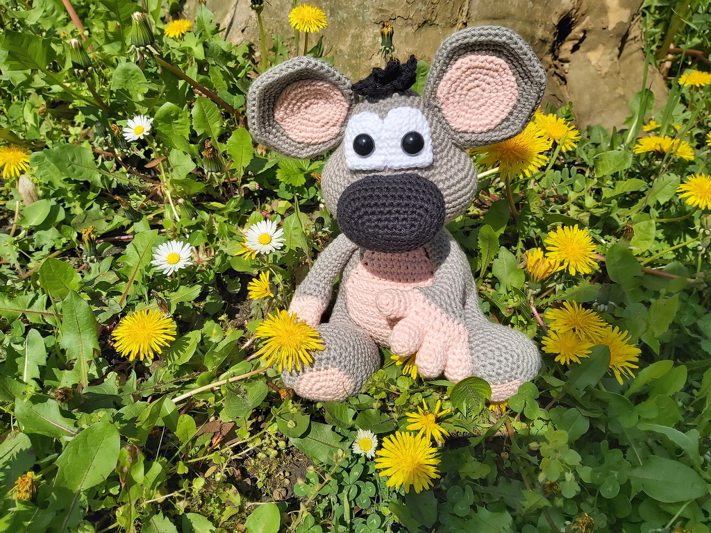 Die kleine Maus - Häkelanleitung