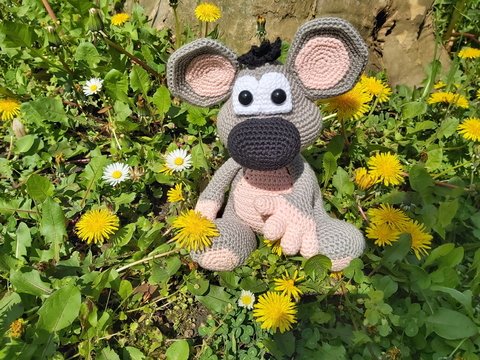 Die kleine Maus - Häkelanleitung
