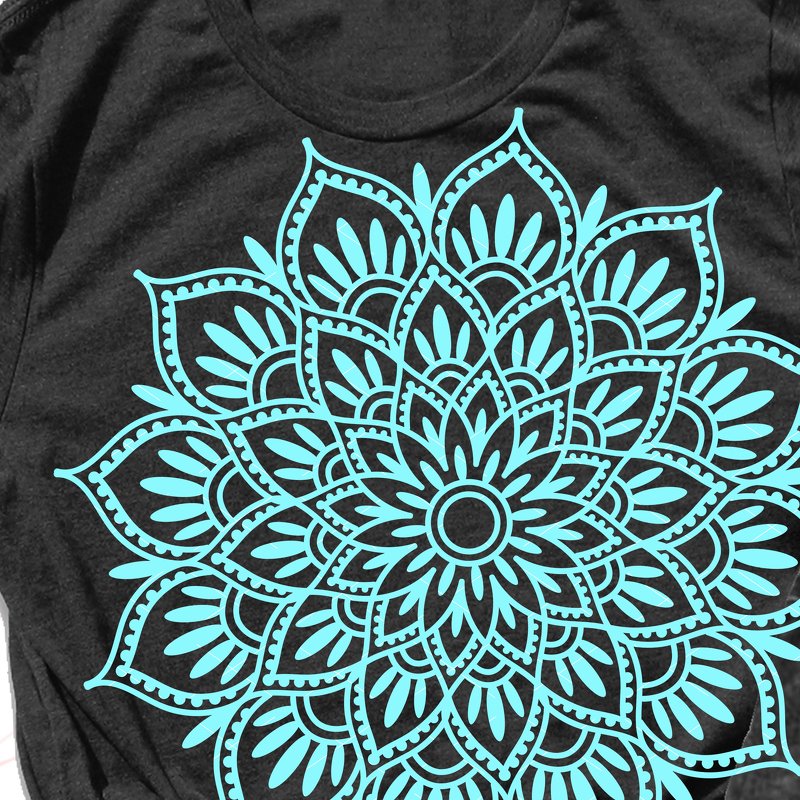 Bestseller. Mandala lotus flower. Gift ideas. Digital file png PDF svg - Image 2