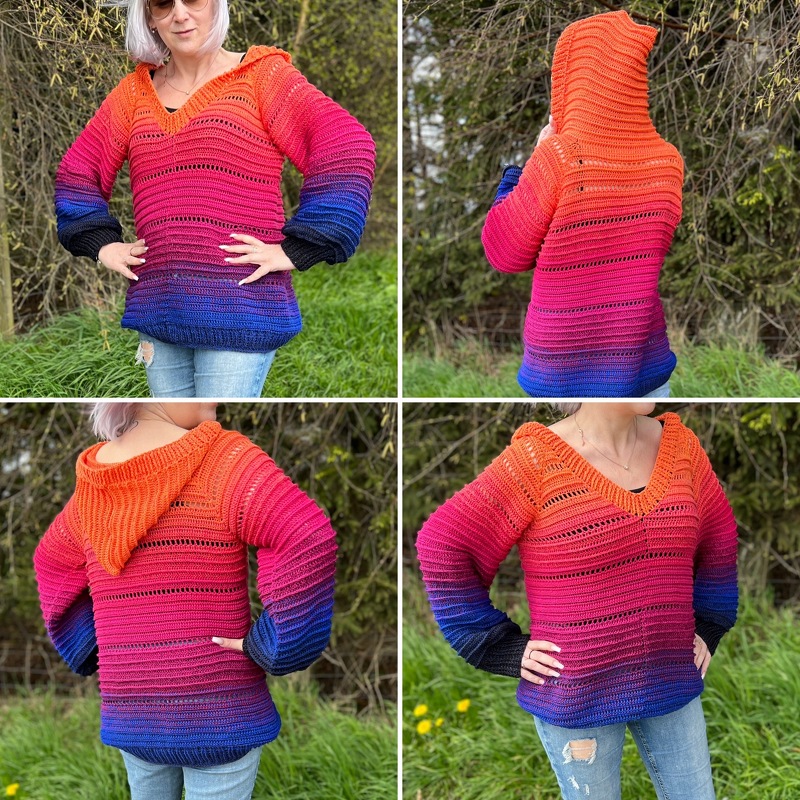 Häkelanleitung Hoodie "Starlight" - Bild 5
