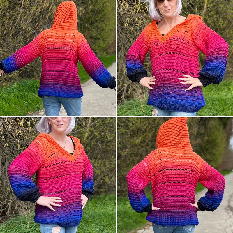 Häkelanleitung Hoodie "Starlight" - Bild 2
