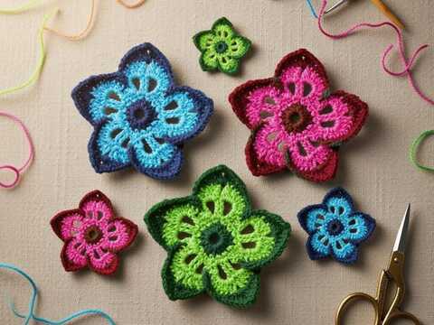 3D Häkelrose Brosche PDF + Video (Englisch) – nontycrochet