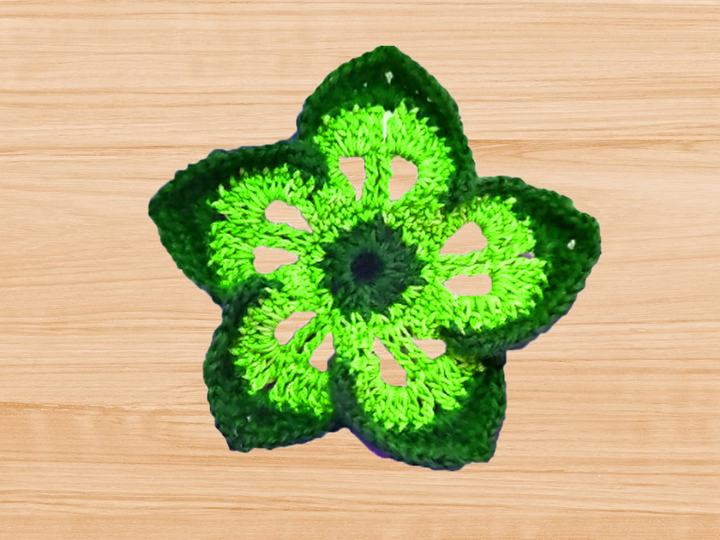 3D Crochet Flower PDF Pattern