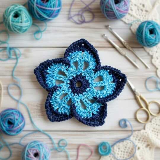 3D Häkelrose Brosche PDF + Video (Englisch) – nontycrochet