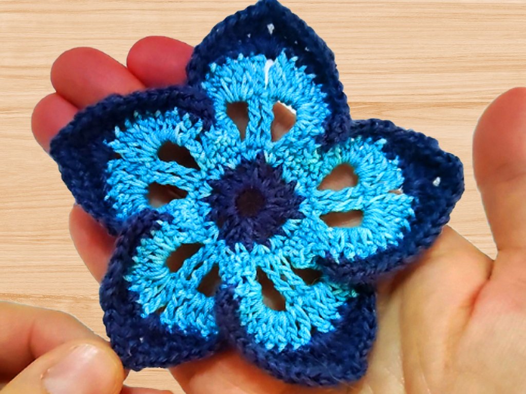 3D Crochet Flower PDF Pattern - Image 2