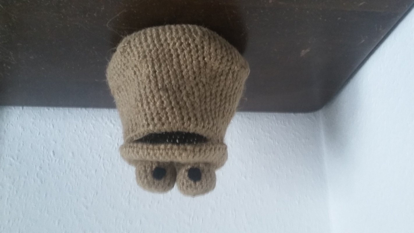 Häkelanleitung Korb mit Froschkopf