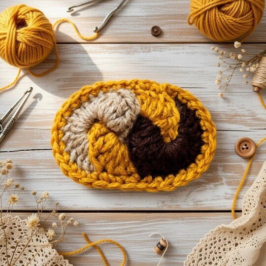 Crochet Hair Clip Pattern PDF + Video (English) – nontycrochet