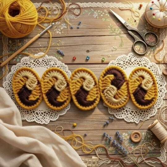 Crochet Hair Clip Pattern PDF + Video (English) – nontycrochet