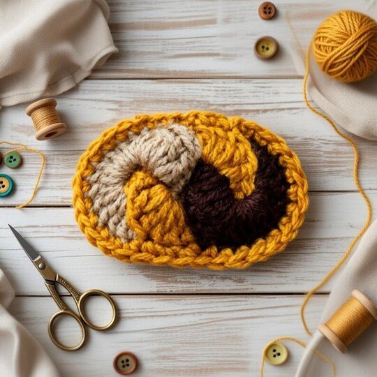 Häkel Haarspange PDF + Video (Englisch) – nontycrochet