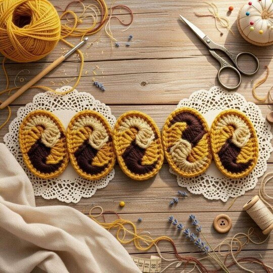 Häkel Haarspange PDF + Video (Englisch) – nontycrochet