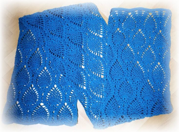 Häkelanleitung Ananasschal