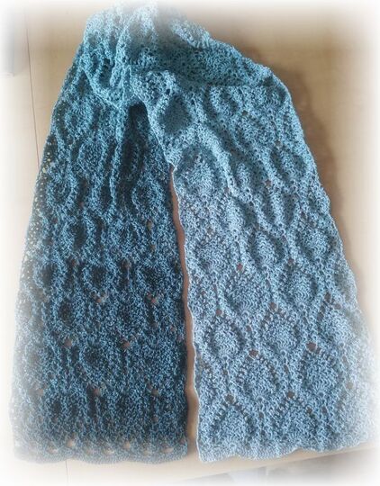 Häkelanleitung Ananasschal