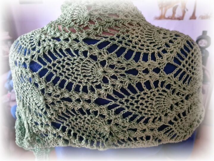 Häkelanleitung Ananasschal