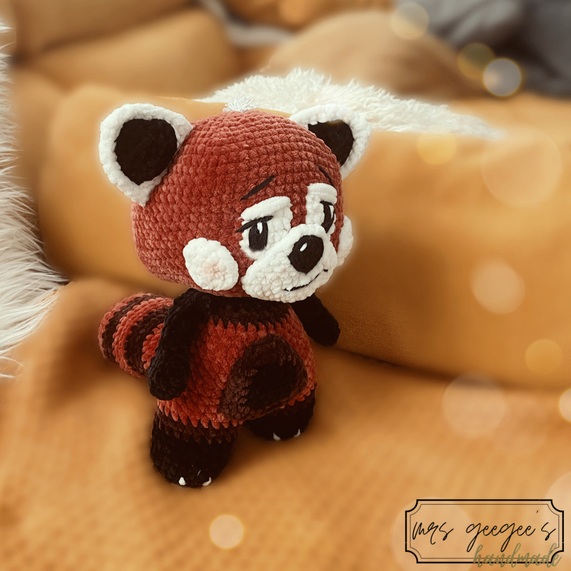 Crochet pattern I Red Panda I geegees I english PDF - Image 2