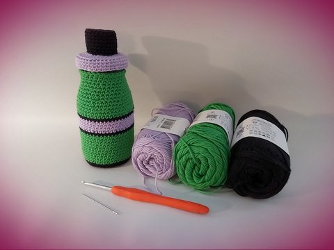 Elixier Flasche - Häkelanleitung