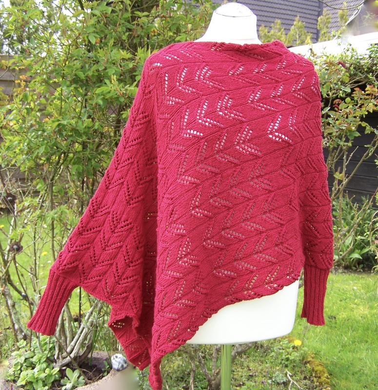 Strickanleitung für Poncho "Sweet Cherry" - Bild 3